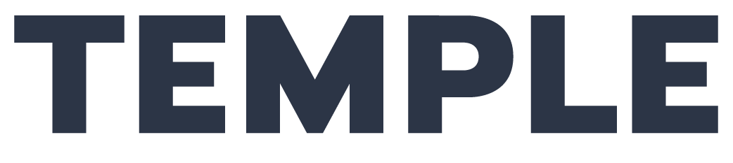 Temple Church Logo in Navy